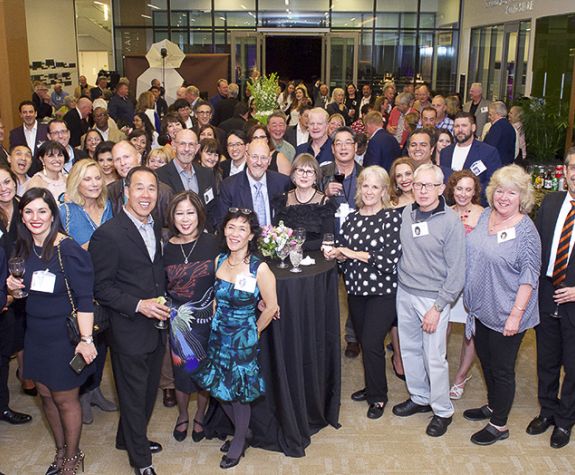 group photo of Dugoni School supporters
